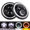 Комплект світлодіодних фар AllLight JR-4/1-60W ближній+далекий аналог НИВА (управління габаритами через смартфон)
