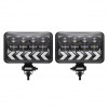 Комплект светодиодных фар AllLight JR-5-40W ближний/дальний с DRL и поворотником (2 шт)