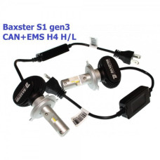 Комплект світлодіодних LED ламп BAXSTER S1 gen3 H4 5000K 4000lm CAN+EMS