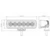 Фари робочого світла класу Premium DriveX WL DRL-106 DLX 6-30W OSR FL 16 cm