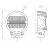 Фары рабочего света класса Premium DriveX WL R-109 DLX 5.5" SP+DRL 8L-40W OSR