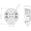 Фари робочого світла класу Premium DriveX WL R-111 DLX 5.5" COMBO+DRL 12L-60W OSR