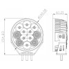 Фары рабочего света класса Premium DriveX WL R-112 DLX 5.5" COMBO 12L-60W OSR