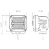 Фары рабочего света класса Premium DriveX WL SQ-106 DLX 3" SP+DRL 4L-20W OSR
