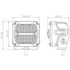 Фари робочого світла класу Premium DriveX WL SQ-114 DLX 4" SP+DRL 6L-60W OSR