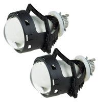 Светодиодные BI-LED линзы DriveX Evolution F1S 3.0" 47/53W 5500K Комплект