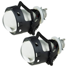 Светодиодные BI-LED линзы DriveX Evolution F1S 3.0" 47/53W 5500K Комплект