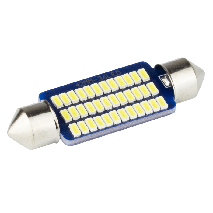 Светодиодная LED лампа DriveX T11-112 41mm 3014-36 12V