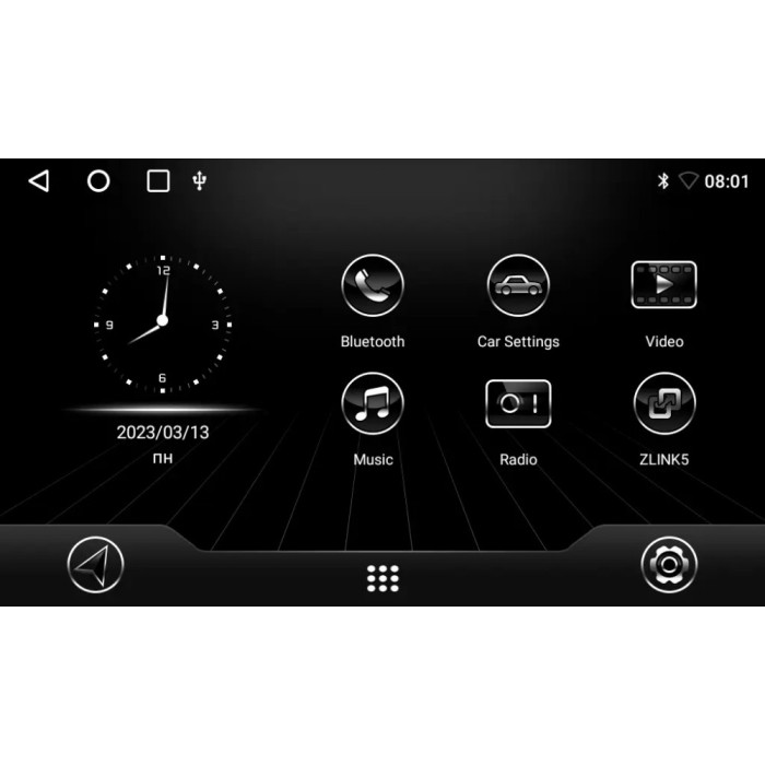 Автомобільна мультимедійна система DRIVEX UN5 AND 9" 4-CORE/2+32GB/ANDROID 10.0/4X45ВТ/1024X600