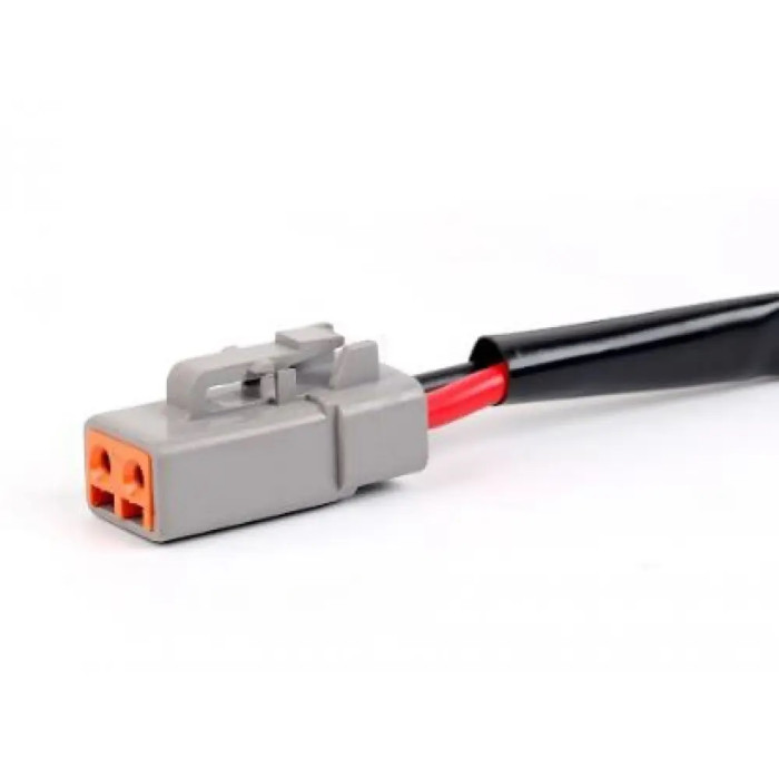 Коннектор двухконтактный для пайки влагозащищенный DriveX SC-2 (2 wire)