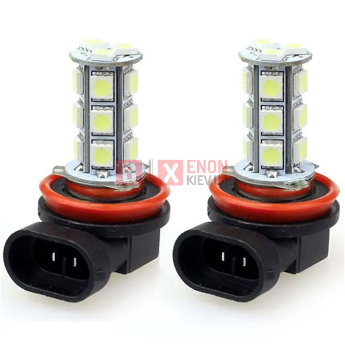 Комплект светодиодных LED ламп Falcon H11-18X 6000K