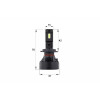 Комплект светодиодных LED ламп Infolight S1 H7 50W