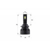 Комплект светодиодных LED ламп Infolight S1 HB4 50W