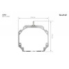 Переходная рамка для замены линз Infolight TC-LP 07 Lexus LX570 AFS 2008-2011