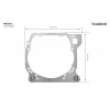 Переходная рамка для замены линз Infolight TC-MZD 01 Mazda 6 GG 2002-2008