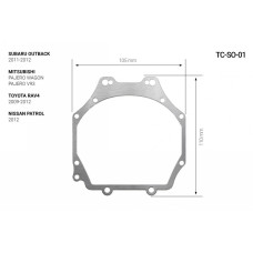 Переходная рамка для замены линз Infolight TC-SO 01 Infolight TC-SO 01 Toyota RAV4 2009-2012