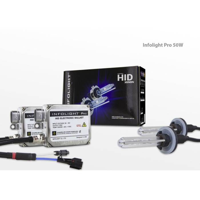 Комплект ксенону InfoLight H27 6000К 50W+Pro