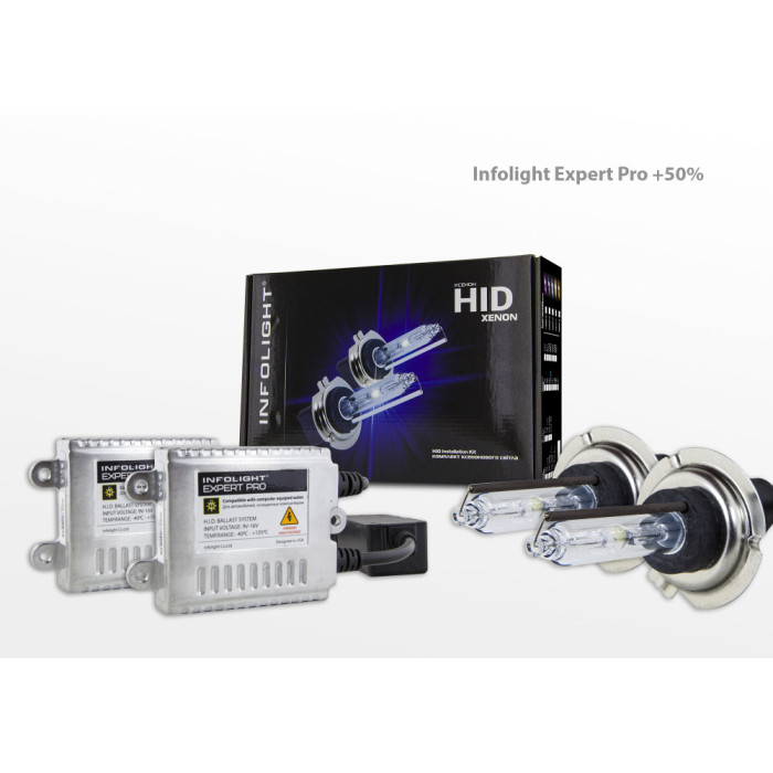 Комплект ксенона InfoLight Expert Pro обманка H7 6000K +50%