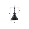 Комплект світлодіодних LED ламп Sho-Me F2 H1 30W
