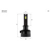 Комплект светодиодных LED ламп Infolight S2 H1 60W