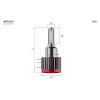 Комплект светодиодных LED ламп Infolight S2 H15 60W