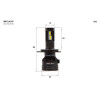 Комплект светодиодных LED ламп Infolight S2 H4 60W