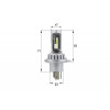 Комплект светодиодных LED ламп Sho-Me F3 H4 20W