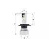 Комплект светодиодных LED ламп Sho-Me F4 H4 40W