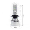 Комплект светодиодных LED ламп Sho-Me F6 H7 32W