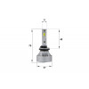 Комплект світлодіодних LED ламп Sho-Me F7 H27 45W