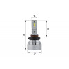 Комплект светодиодных LED ламп Sho-Me F7 9005 45W
