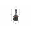 Комплект світлодіодних LED ламп Sho-Me G1.1 H13 6000K 40W