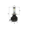 Комплект светодиодных LED ламп Sho-Me G1.1 H4 6000K 40W