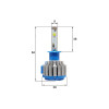 Комплект светодиодных LED ламп Sho-Me G1.5 H1 35W