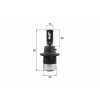 Комплект светодиодных LED ламп Sho-Me G1.7 H13 30W