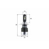 Комплект світлодіодних LED ламп Sho-Me G1.7 H4 30W