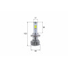 Комплект світлодіодних LED ламп Sho-Me G2.1 H13 6000K 40W