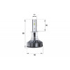 Комплект светодиодных LED ламп Sho-Me G6.3 H3 6000K