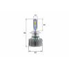 Комплект светодиодных LED ламп Sho-Me W1.1 H7 6000K