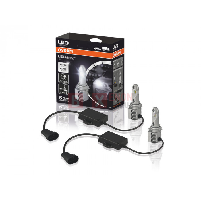 Комплект світлодіодних LED ламп OSRAM HB4 LEDriving 14W 12-24V P22D 6000K 9506CW