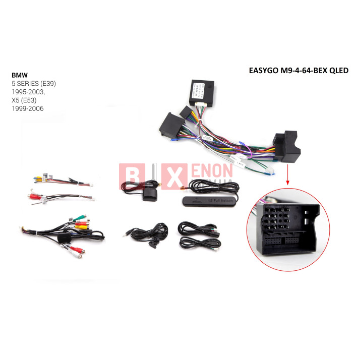Штатное головное устройство EasyGo M9-4-64-BEX QLED