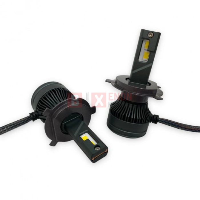 Комплект светодиодных LED ламп Mlux Black Line H4/H19 55 Вт 5000°К