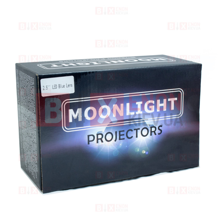Світлодіодний бі-модуль Bi-LED Moonlight A2 2.5 дюйми Blue (блакитне скло)