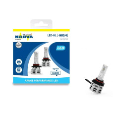 Комплект світлодіодних LED ламп Narva 18038 HB3/HB4 12/24v 6500K X2 24W RPL Range Performance