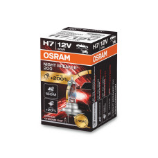 Галогеновая лампа Osram H7 64210NB200-FS Night Breaker +200% 55W 12V PX26d 1шт