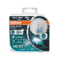 Комплект галогеновых ламп Osram H11 12V 55W PGJ19-2 Cool Blue Intense Next Gen +100% 2шт/комп (64211CBN-HCB)