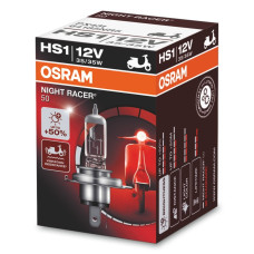 Галогенна лампа Osram Night Racer HS1 12V 35W 64185NR5 +50%