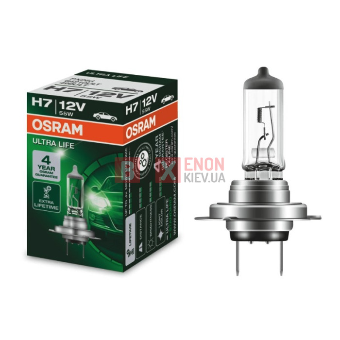 Галогеновая лампа Osram 64210ULT UltraLife H7 55W 12V PX26d