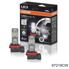 Комплект светодиодных LED ламп OSRAM 67219CW LEDriving FL H8/H11/H16 8.2W 12V 6000K