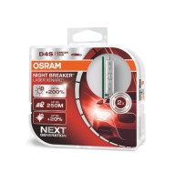 Ксенонова лампа OSRAM 66440XNL-DUO Night Breaker Laser +200% D4S 85V 35W P32d-5 XENARC Комплект